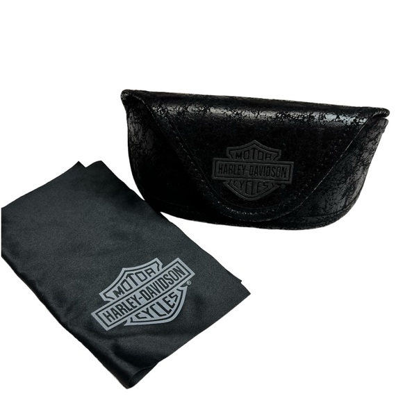 Harley-Davidson Other - Harley Davidson Sunglasses Case &‎ cloth *Case & Cloth ONLY* HD Large